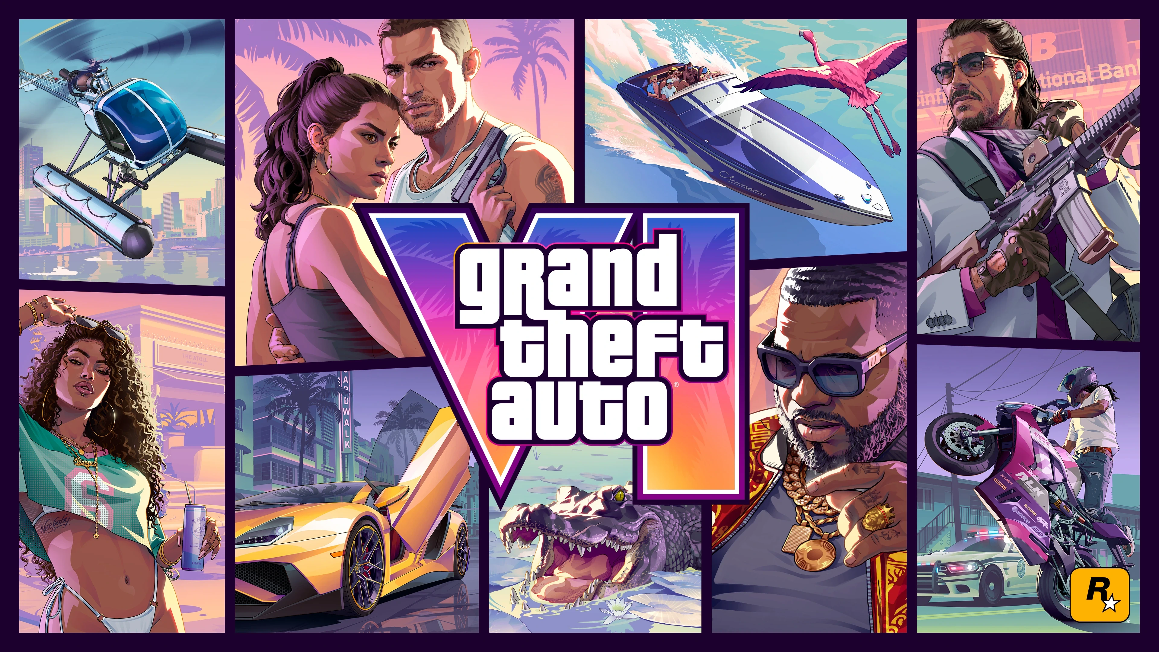 Grand Theft Auto VI official campaign artwork