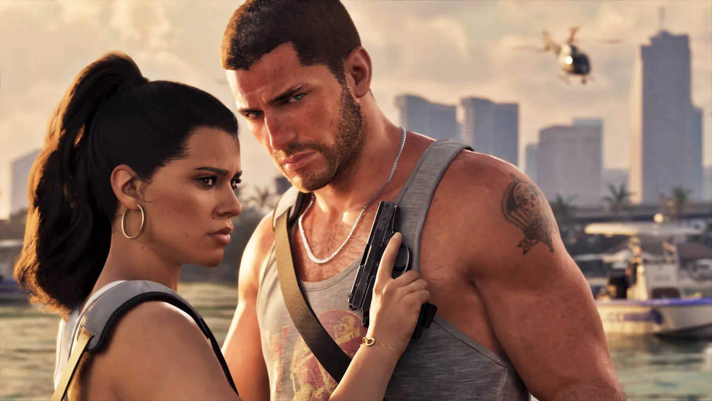 Lucia and Jason together in Vice City