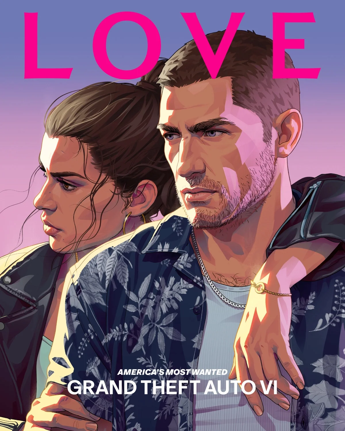 LOVE issue 27 cover. Artwork: Rockstar Games for LOVE.