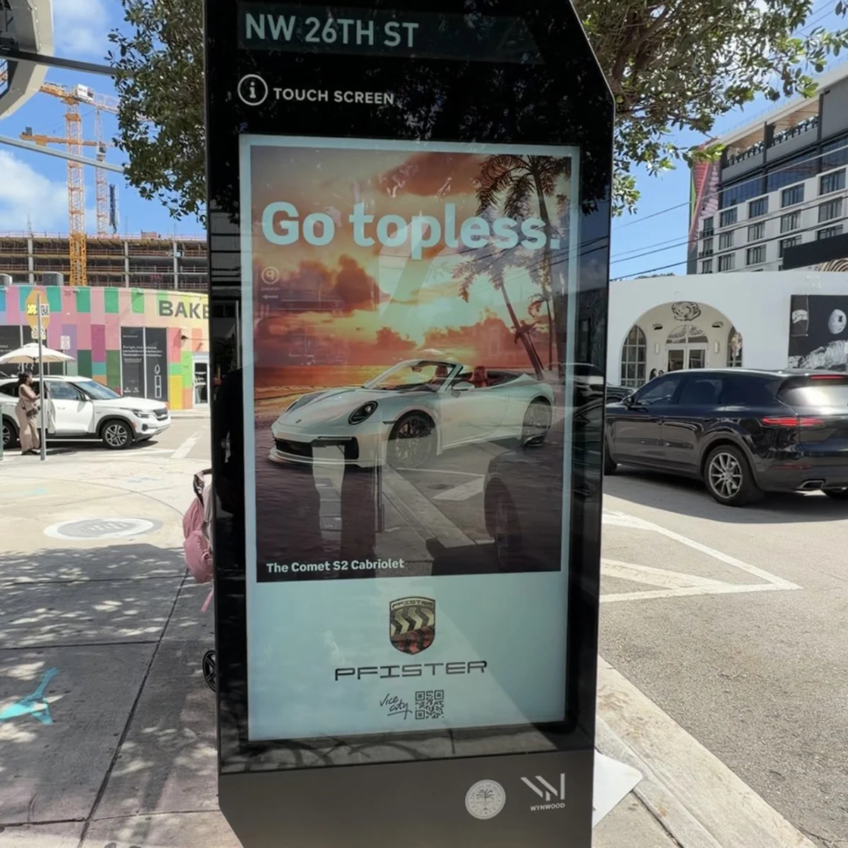 Pfister on a real street kiosk. Photo: Joel Franco, via LLLLITL.